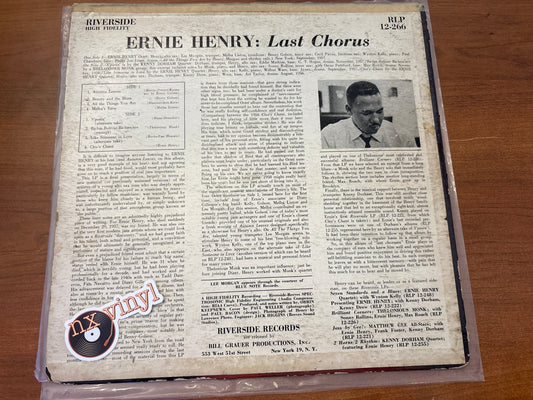 Ernie Henery-Last Chorus (jazz)