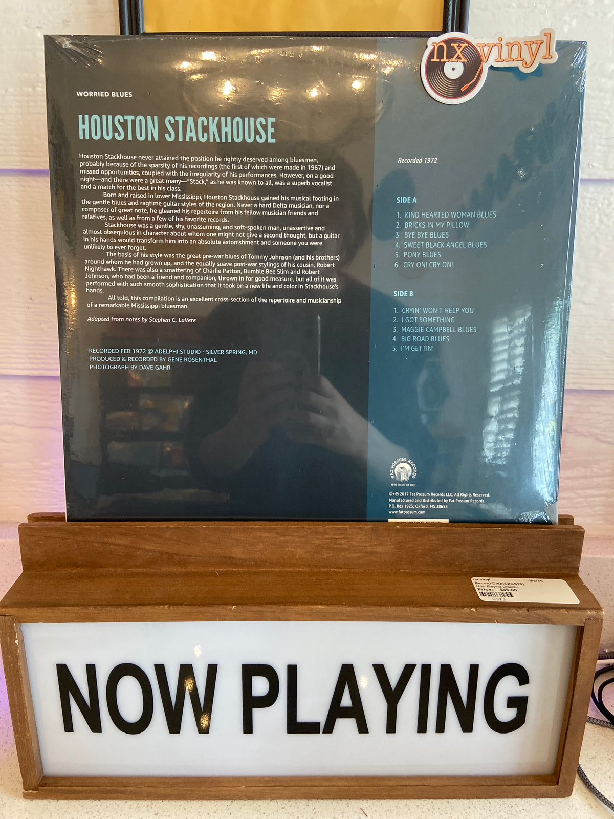 Houston Stackhouse- Worried Blues