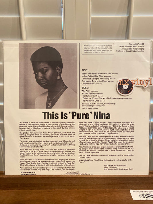 Nina Simone - And Piano 180GRAM (Jazz)