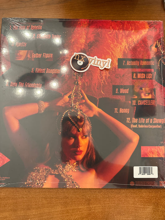 Taylor Swift - The life of a showgirl (orange glitter) (poem) (pop)