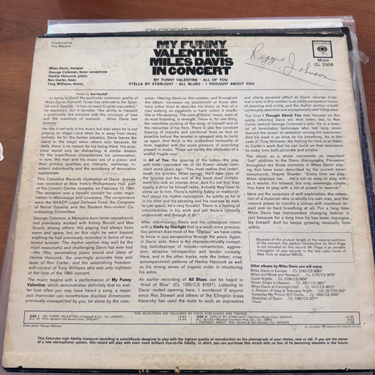 Miles Davis - My Funny Valentine In Concert