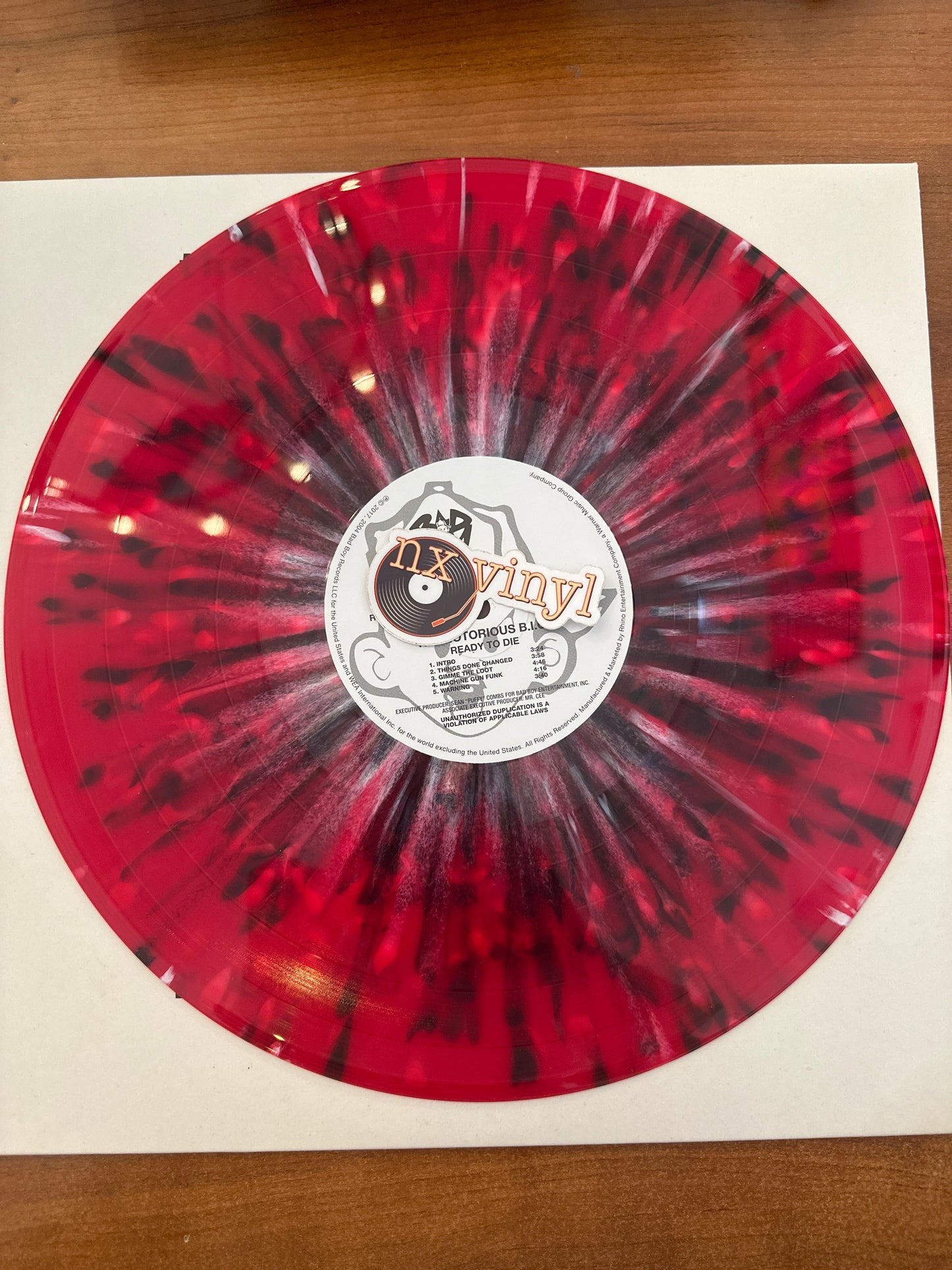 the notorious B.I.G- ready to die (2lp) (white/red/black) (hip hop)