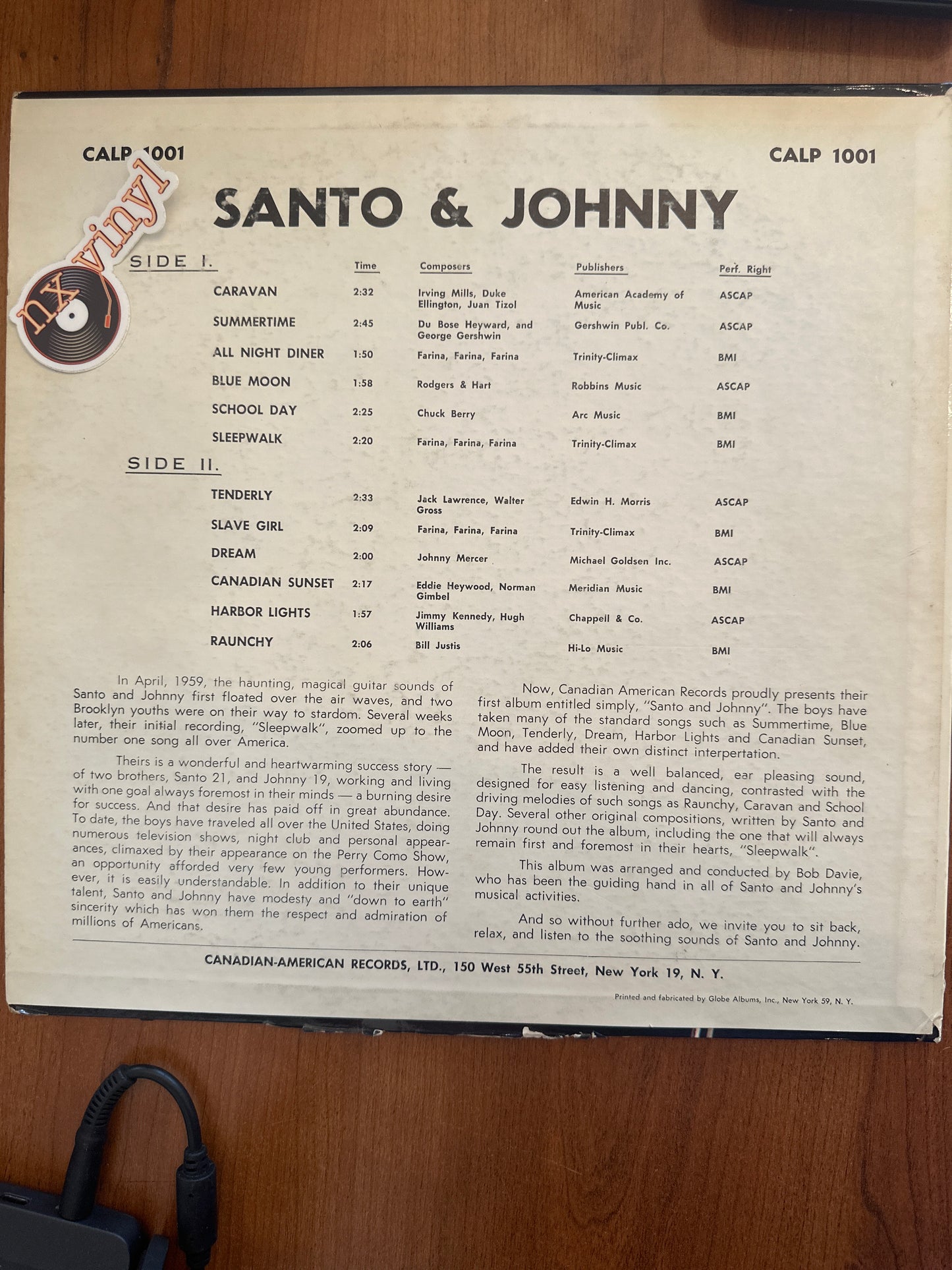 Santo & Johnny (oldies jazz)