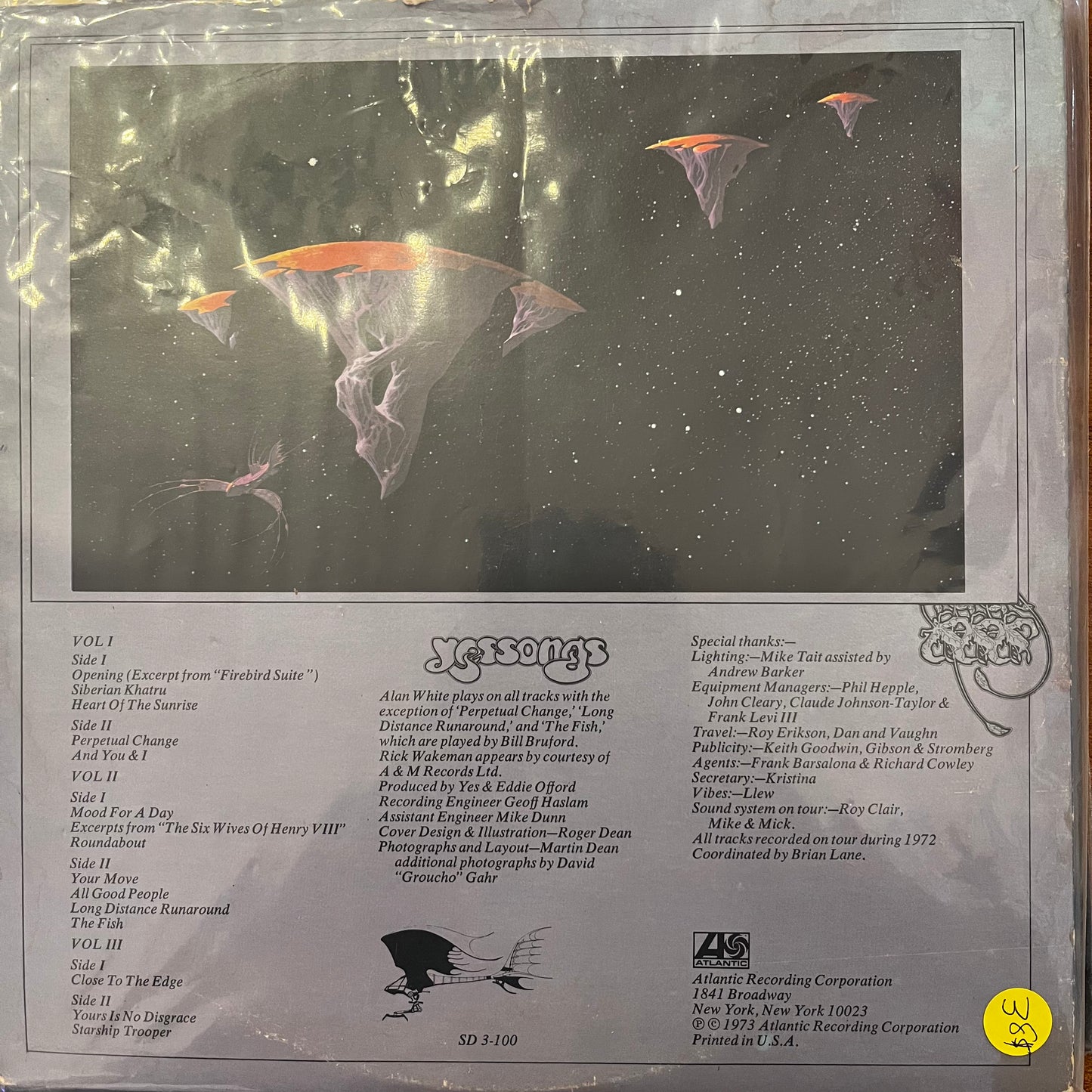 Yes- Yessongs (3LP)