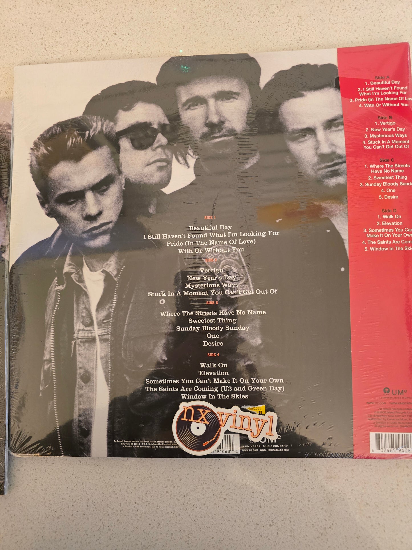 U2- U218 Singles 2LP(Rock)NEW