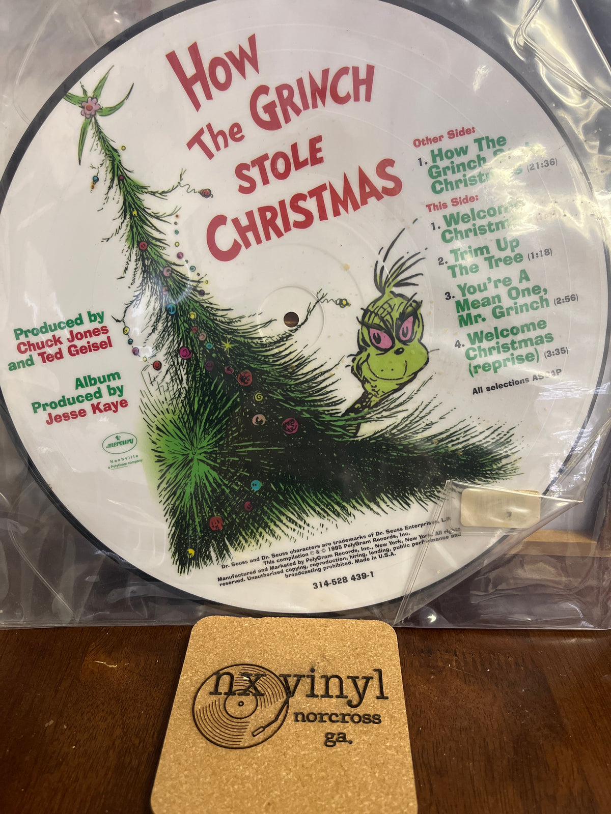 How The Grinch Stole Christmas - Picture Disc