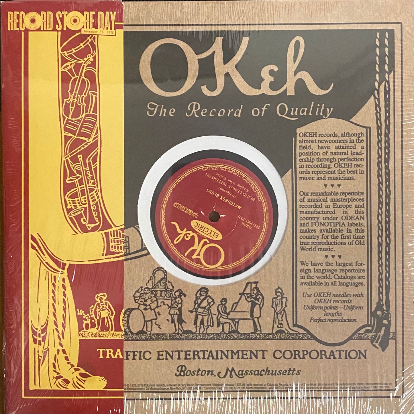 Blind Lemon Jefferson - Black Snake Moan / Matchbox Blues