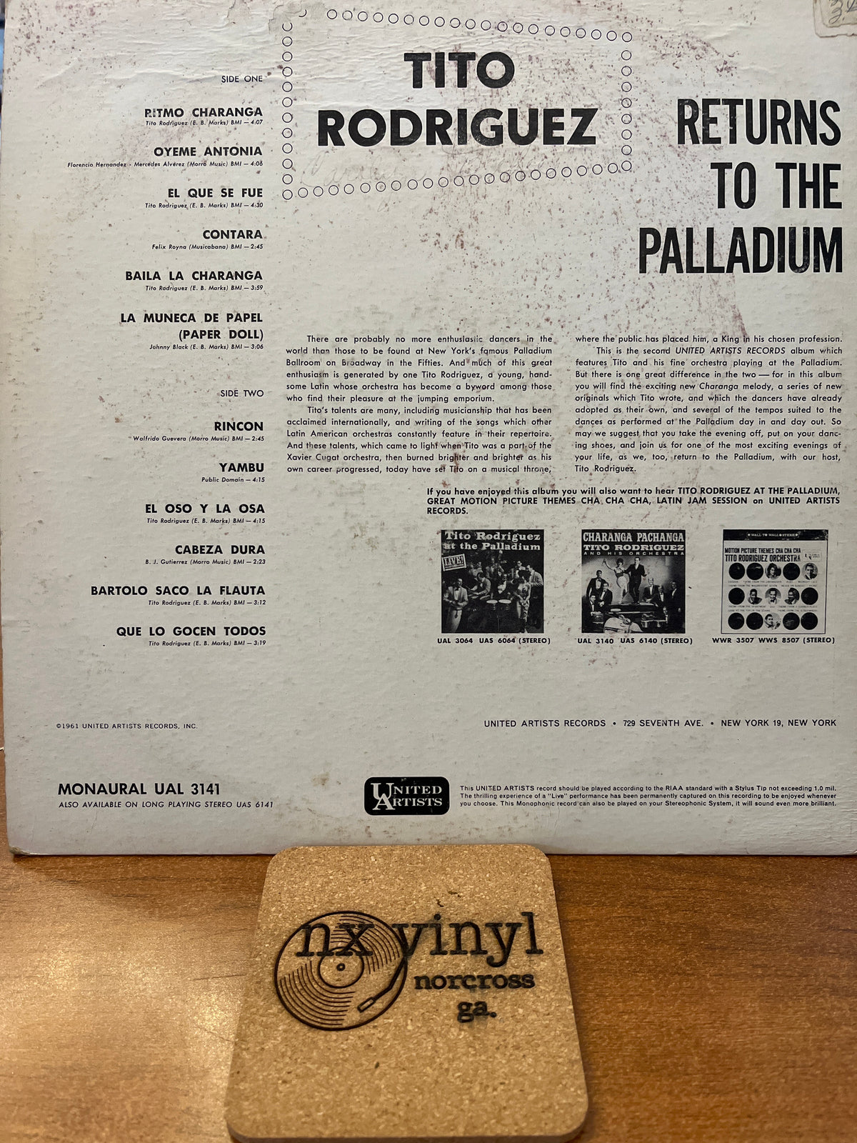 Tito Rodriguez - Returns To The Palladium - Live