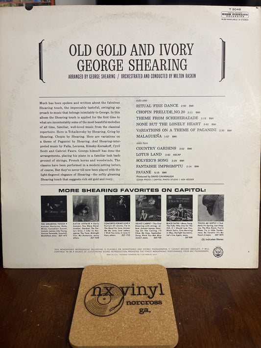 George Shearing with Quintet and Orchestra – Old Gold and Ivory