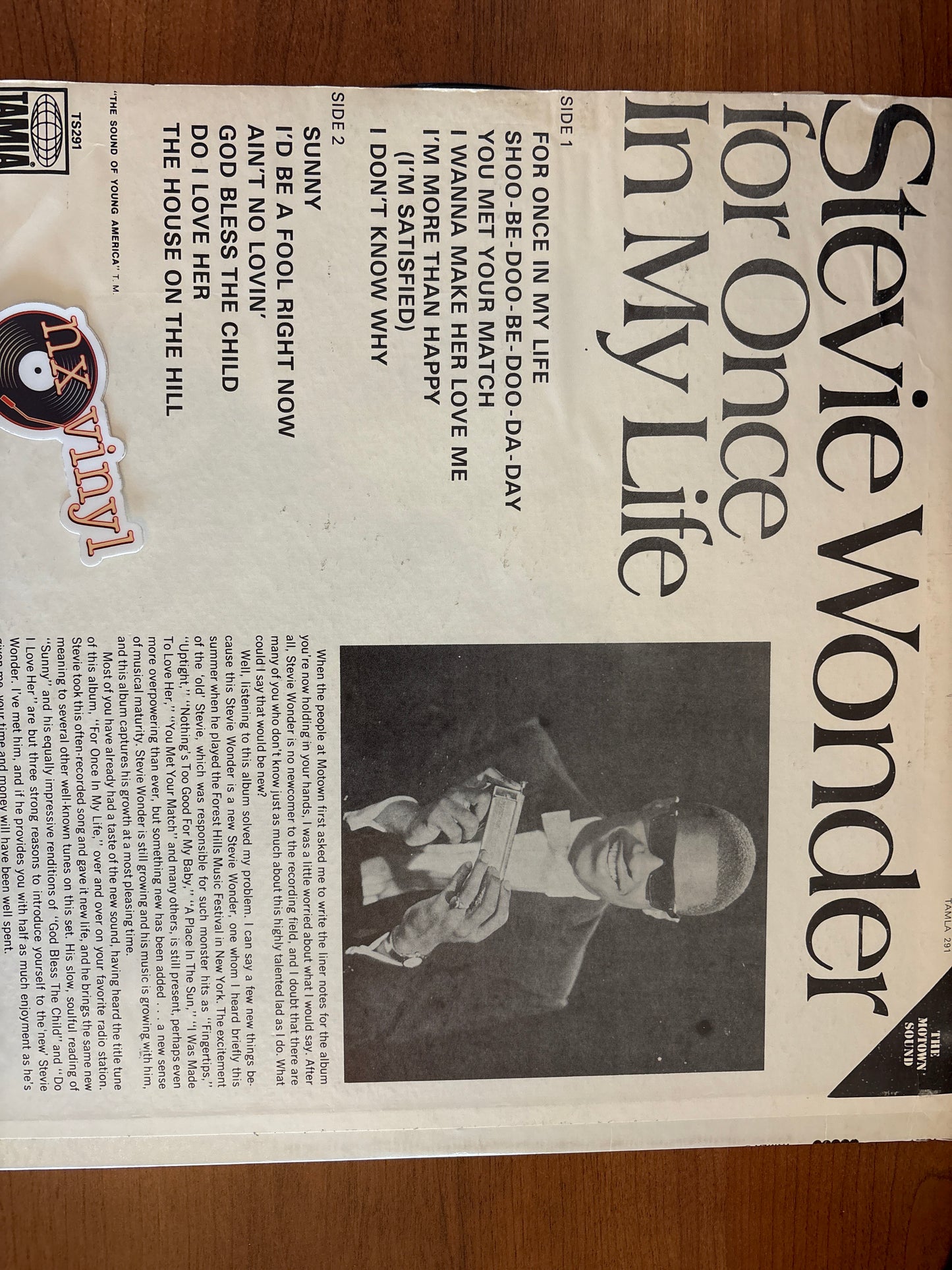 Stevie Wonder - For Once In My Life (Soul)