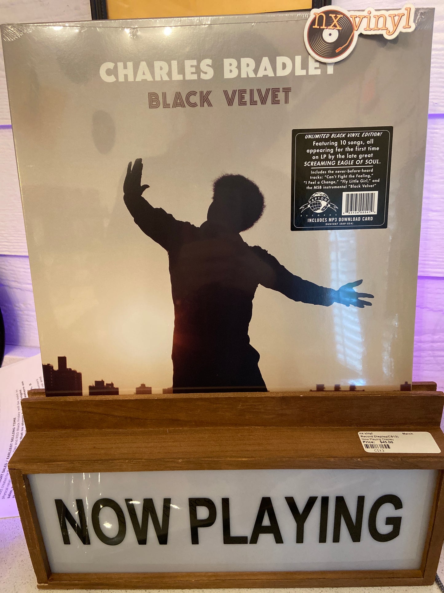 Charles Bradley- Black Velvet (R&B)