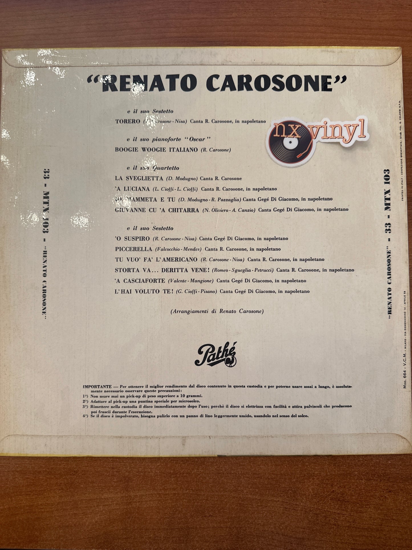 Renato Carosone - Renato Carosone