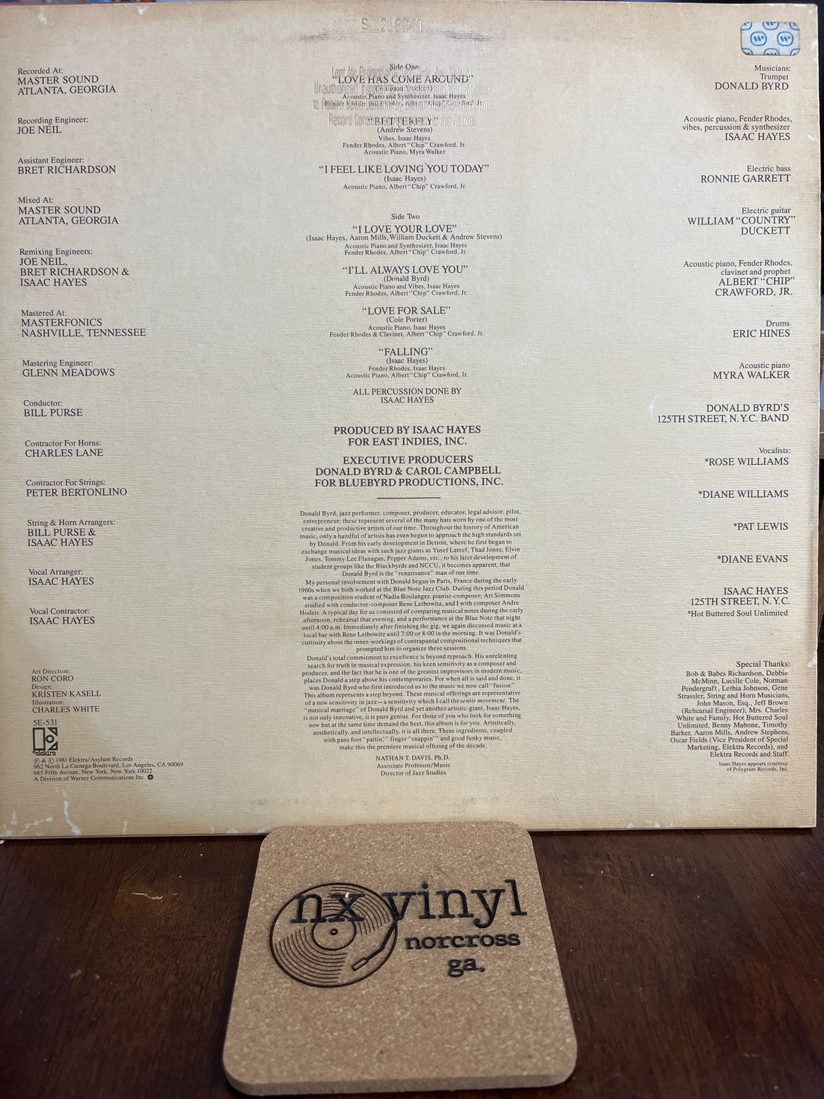Donald Byrd & 125th Street, NYC - Love Byrd