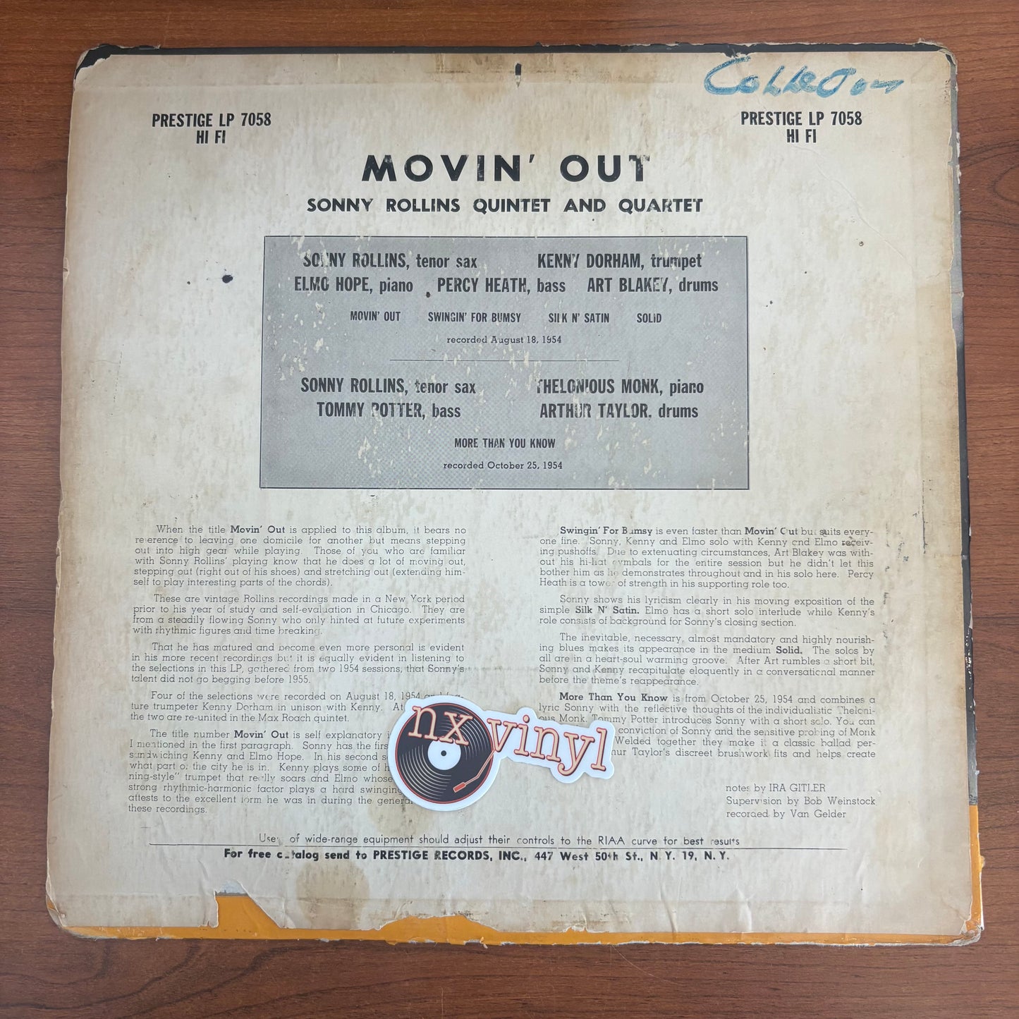 Sonny Rollins - Moving Out