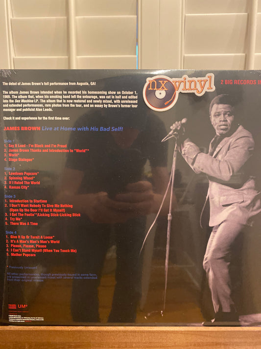 James Brown - 2LP Live at Home with His Bad Self (RB)