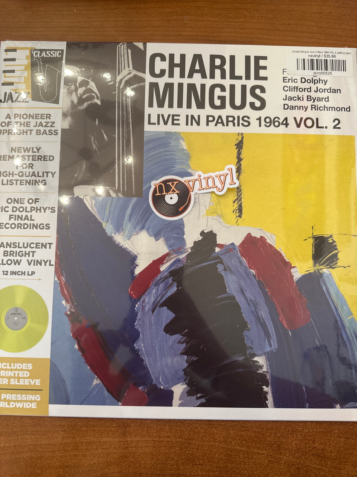 Charlie Mingus- Live in Paris 1964 VOL.2 (yellow) (jazz)