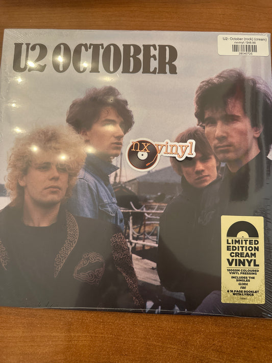 U2- October (rock) (cream)