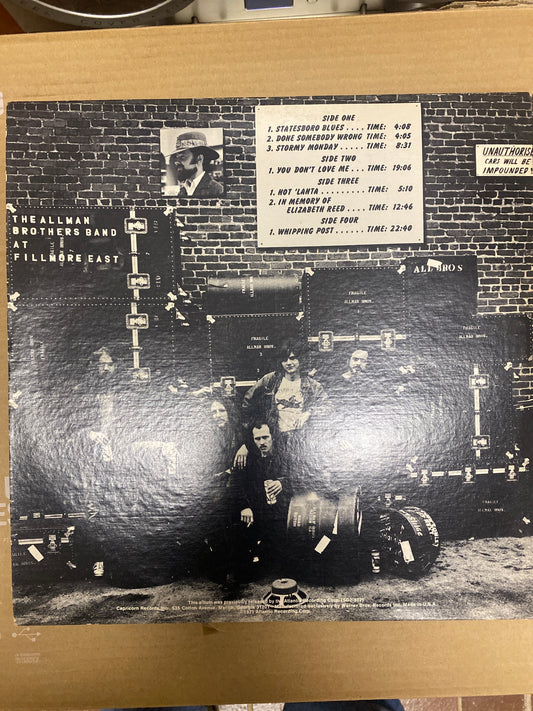 The Allman Brothers Band-At Fillmore East 2LP (Rock)  Vinyl Night