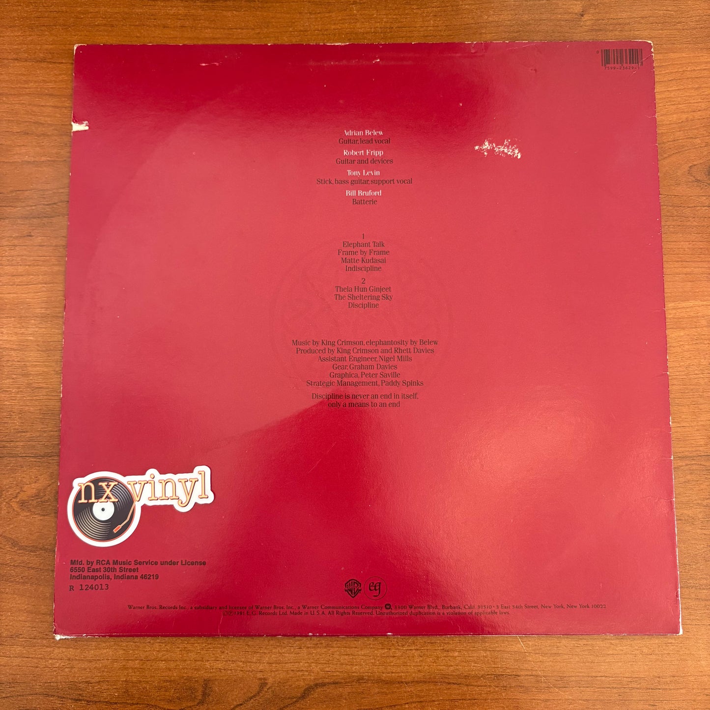 King Crimson - Discipline