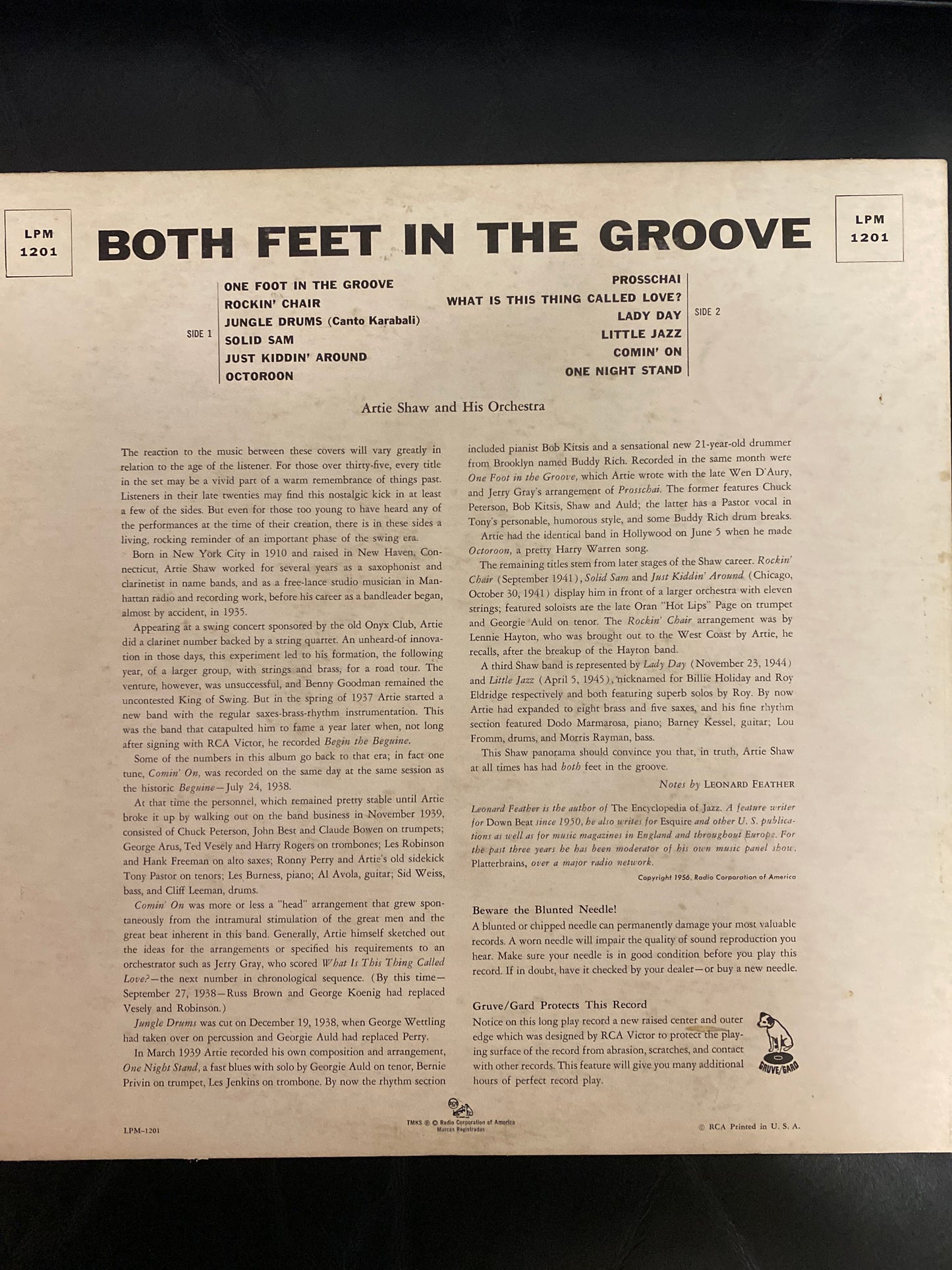 Artie Shaw And His Orchestra - Both Feet In The Groove (jazz)