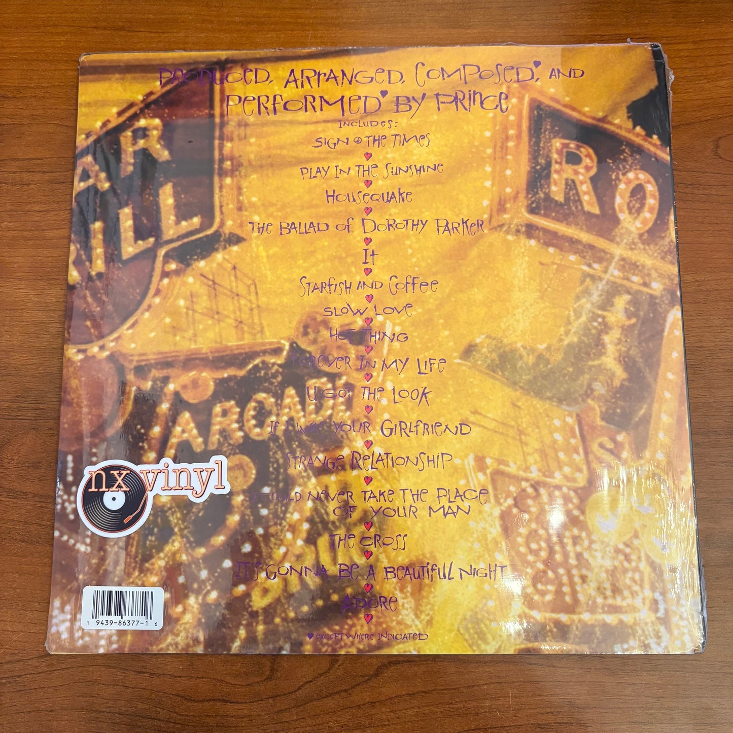 Prince - Sign “O” The Times