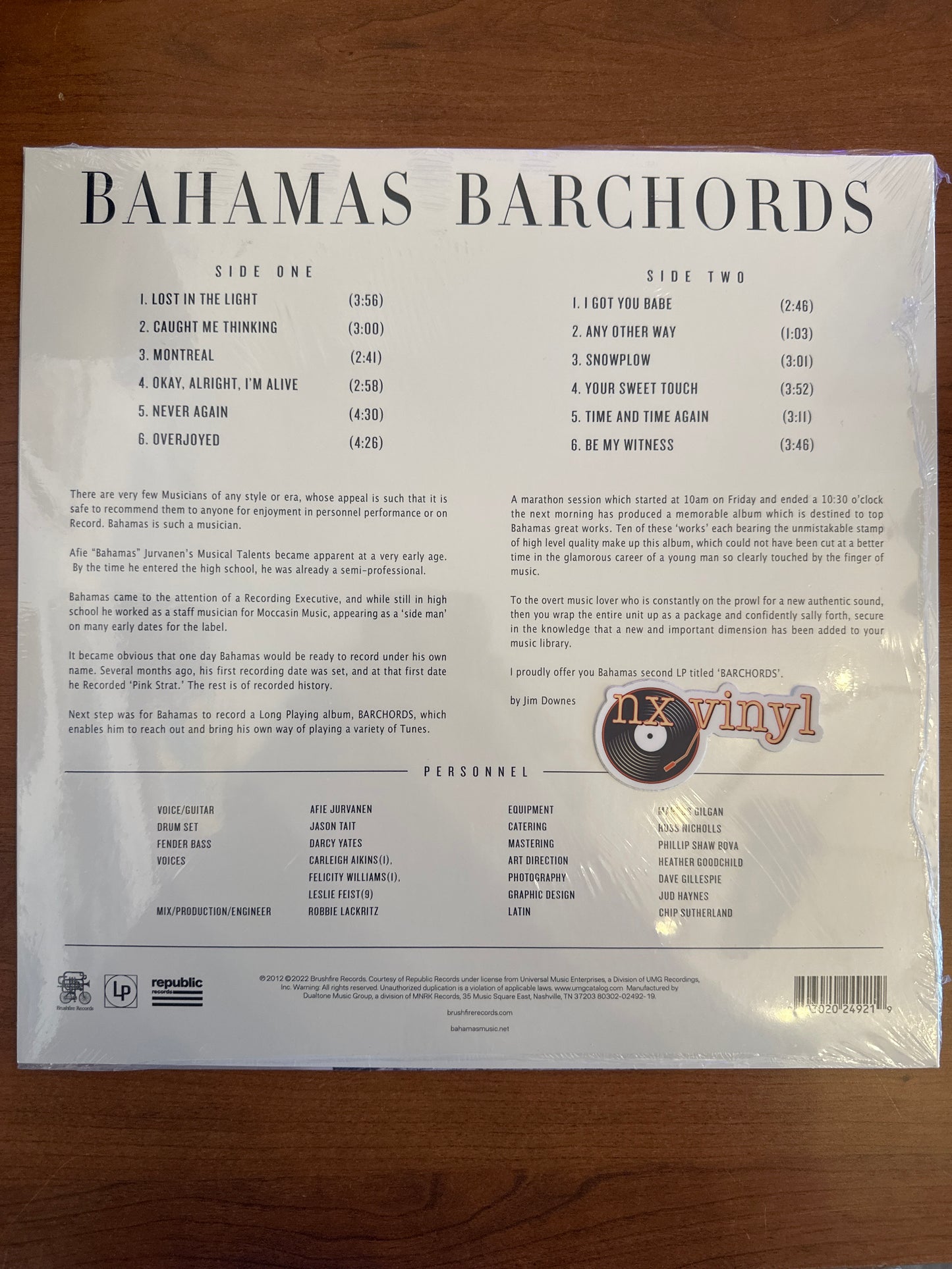 Barchords - Bahamas
