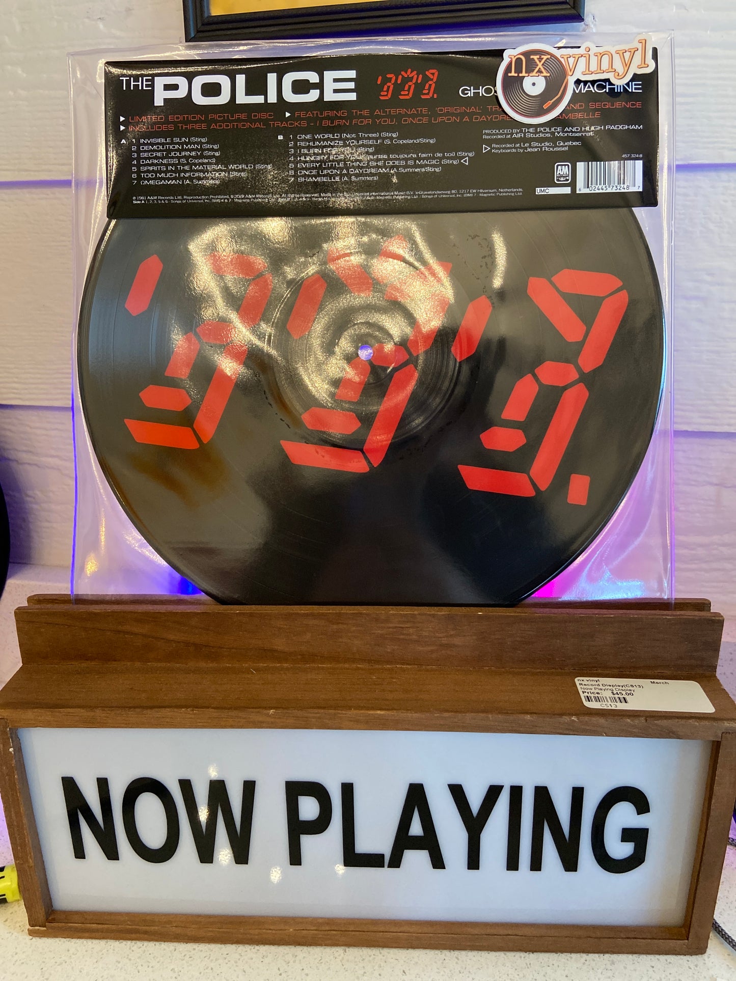The Police- Ghost In The Machine (ROCK) (PICTURE DISC)