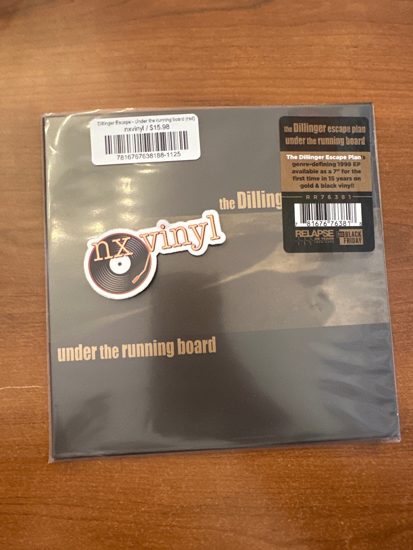 Dillinger Escape - Under the running board (rsd)