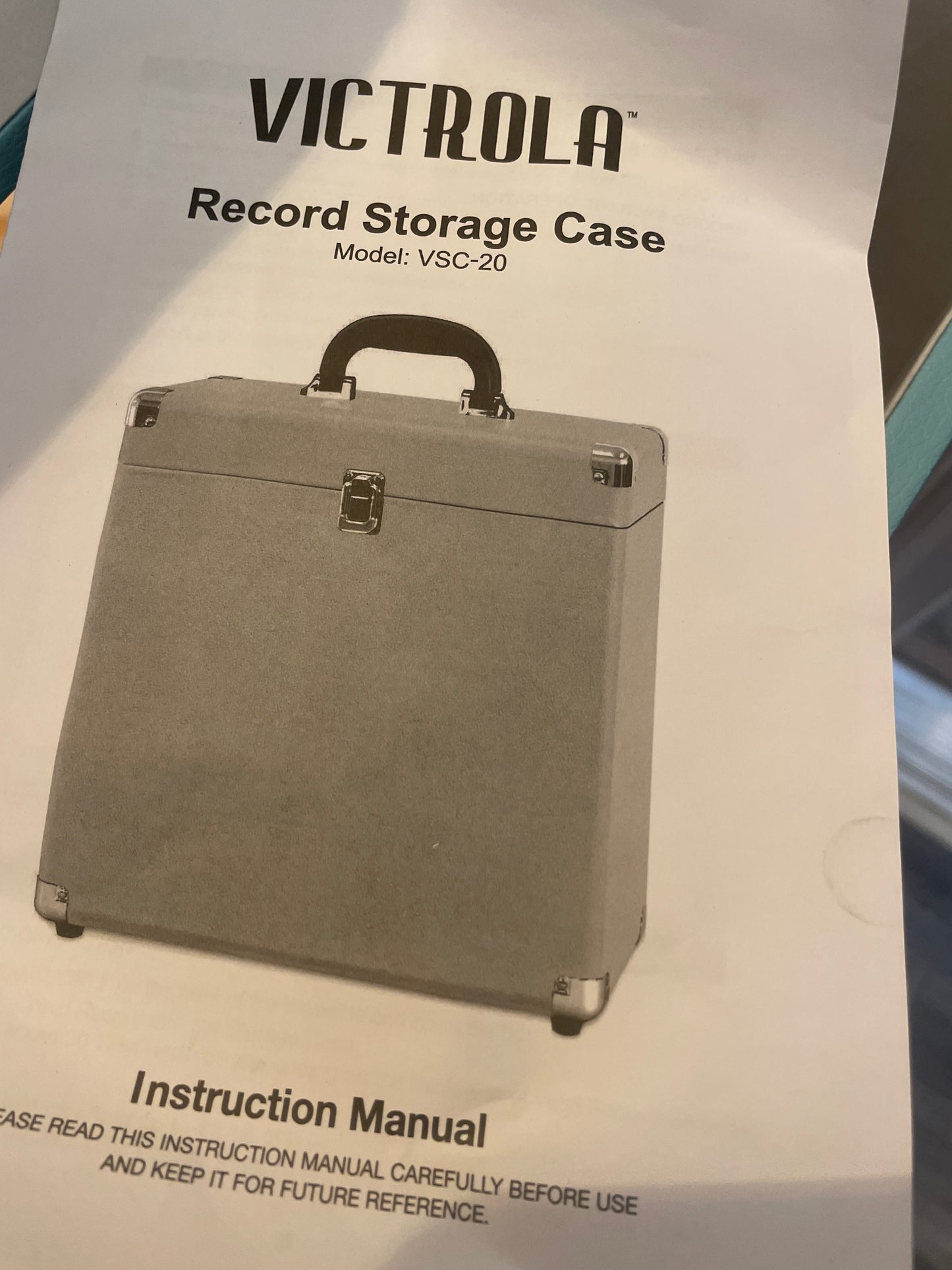 victrola record storage case vsc-20