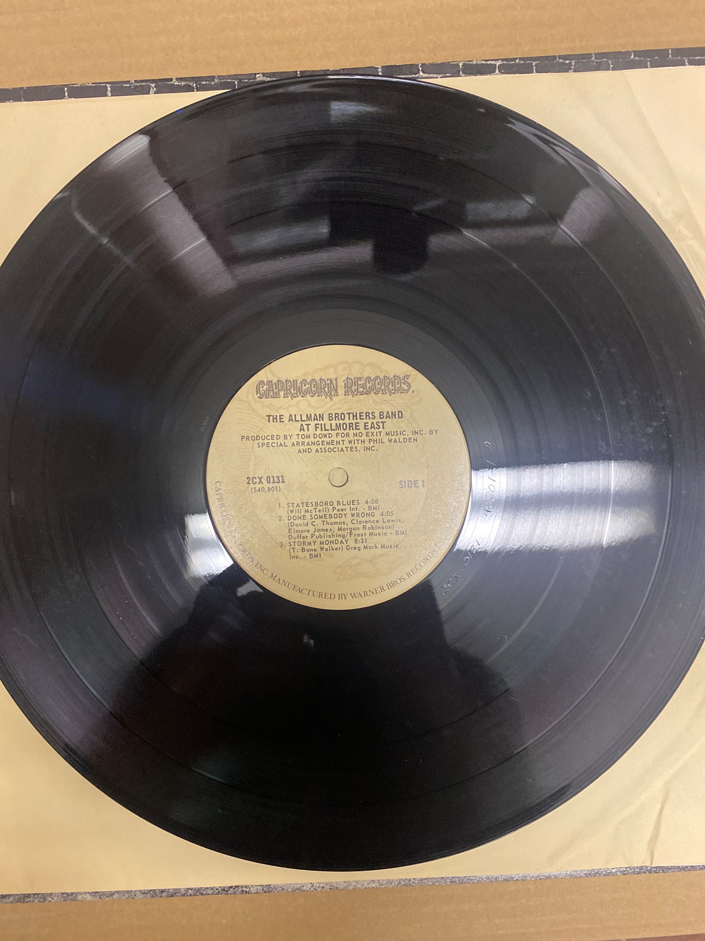 The Allman Brothers Band-At Fillmore East 2LP (Rock)  Vinyl Night