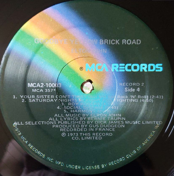 Elton John-Goodbye Yellow Brick Road(Rock)