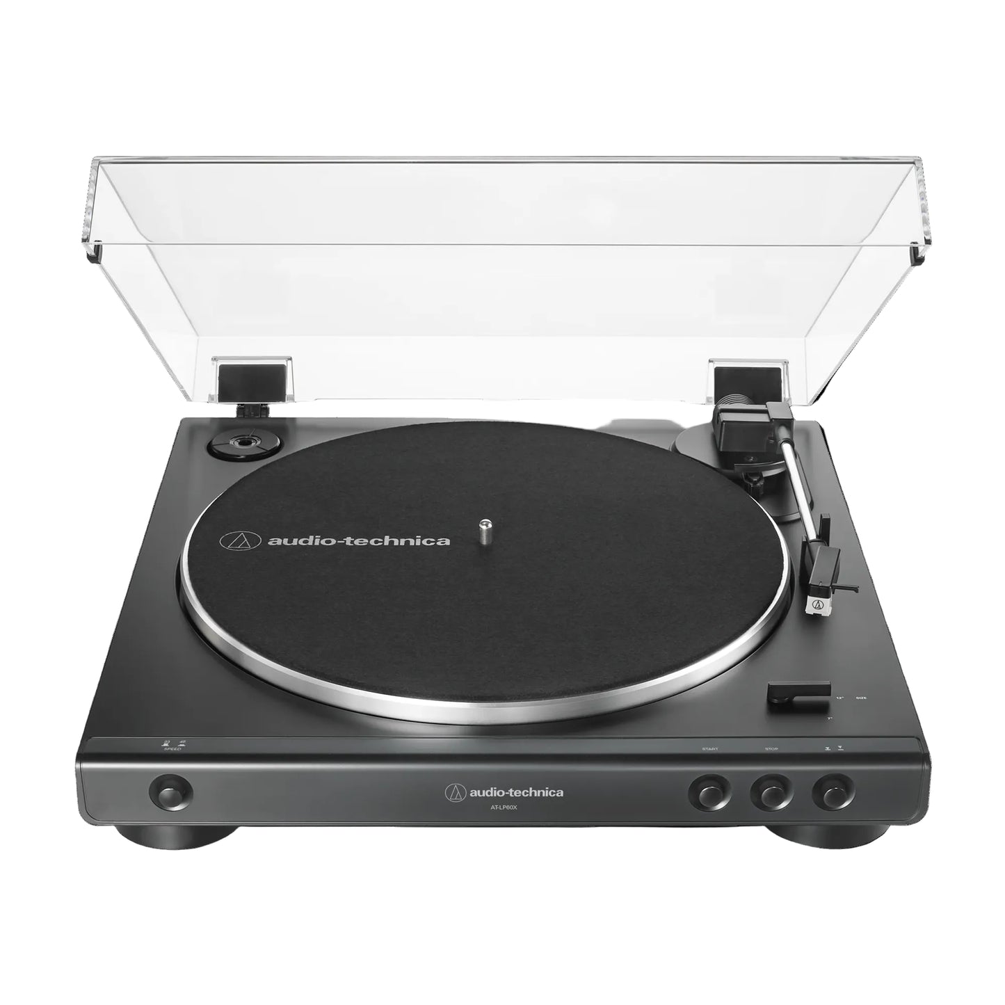 Tocadiscos automático con transmisión por correa Audio-Technica AT-LP60X-BW