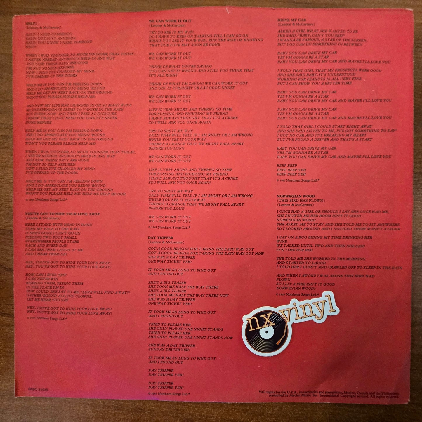 The Beatles - 1962-1966 (2LP)(Rock)