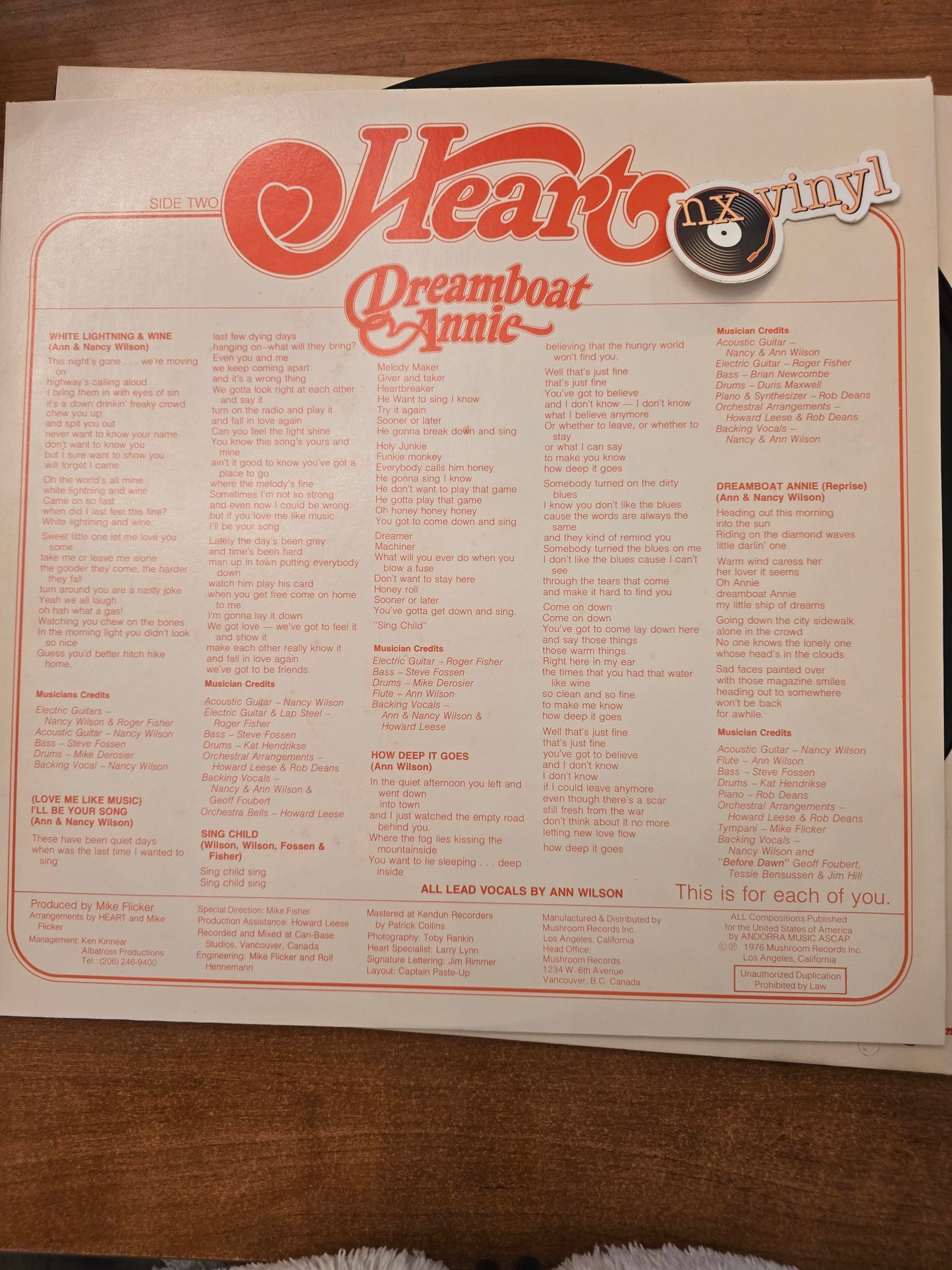 Heart - Dreamboat Annie (Rock)