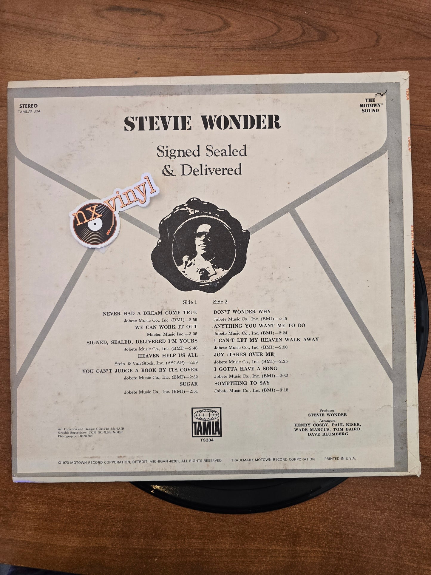 Stevie Wonder-Signed Sealed & Delivered (RB)